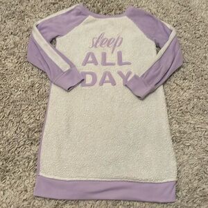 Cat & Jack Cozy Fleece Nightgown, Size S (6/6X)